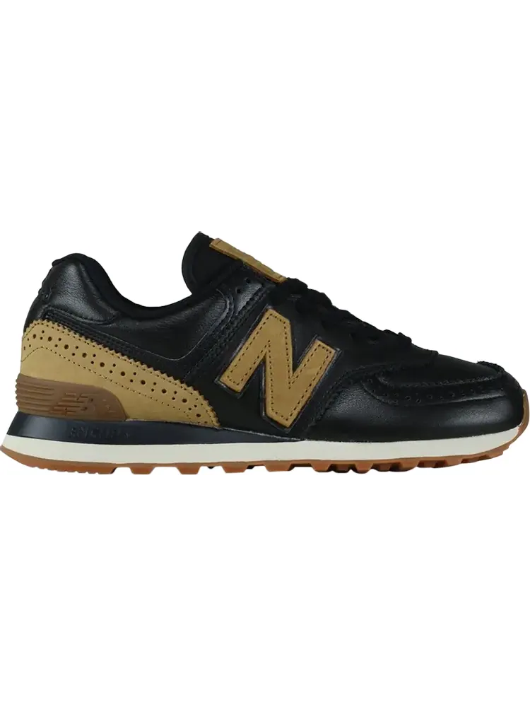 Кроссовки New Balance 574 Brogue Pack — изображение 1 из 1, черный/коричневый