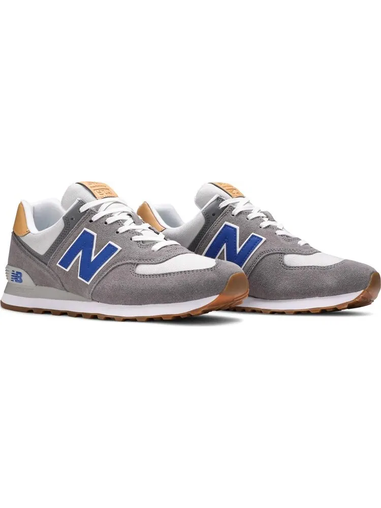 Кроссовки New Balance 574 — изображение 8 из 8, серый/синий