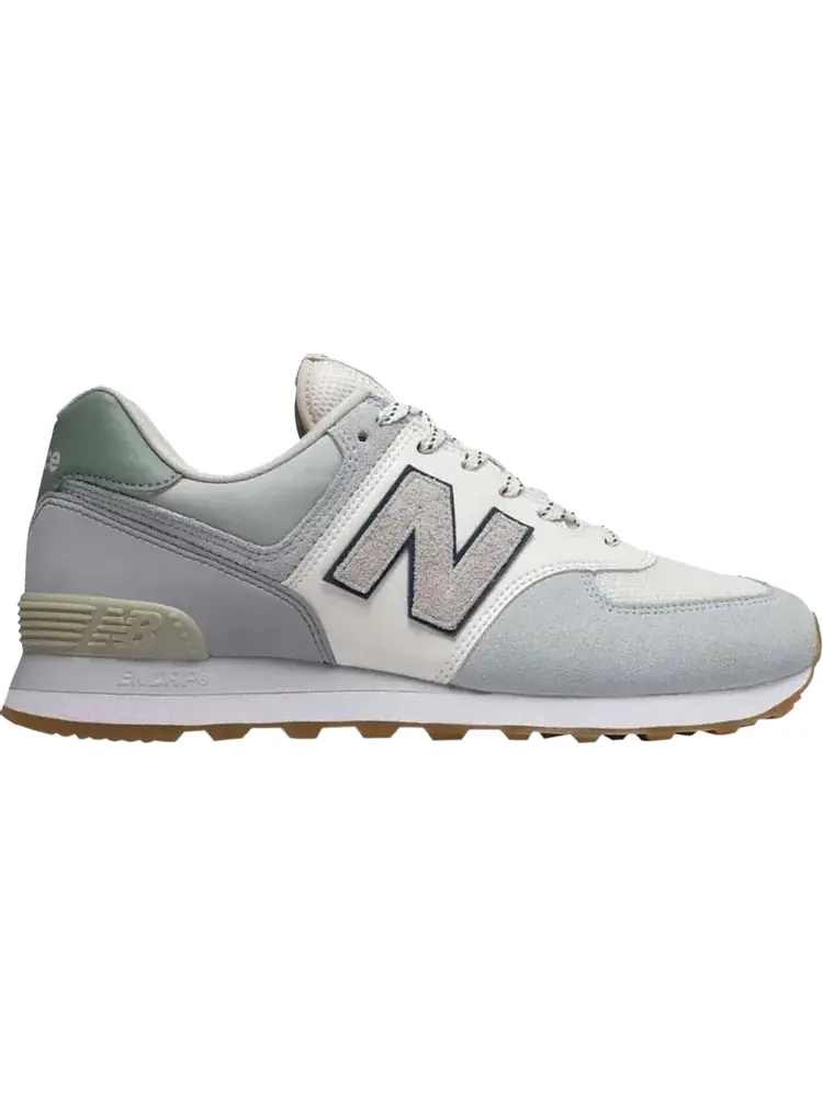 Кроссовки New Balance 574 — изображение 1 из 1, белый/серый