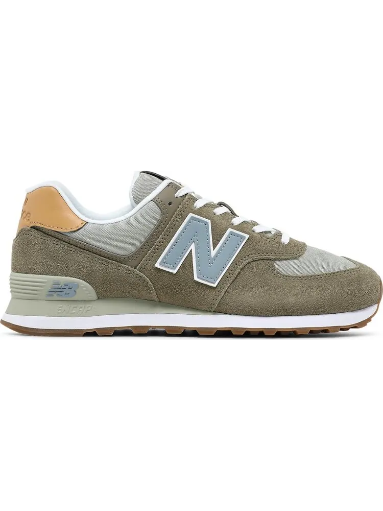 Кроссовки New Balance 574 — изображение 1 из 8, хаки, серый