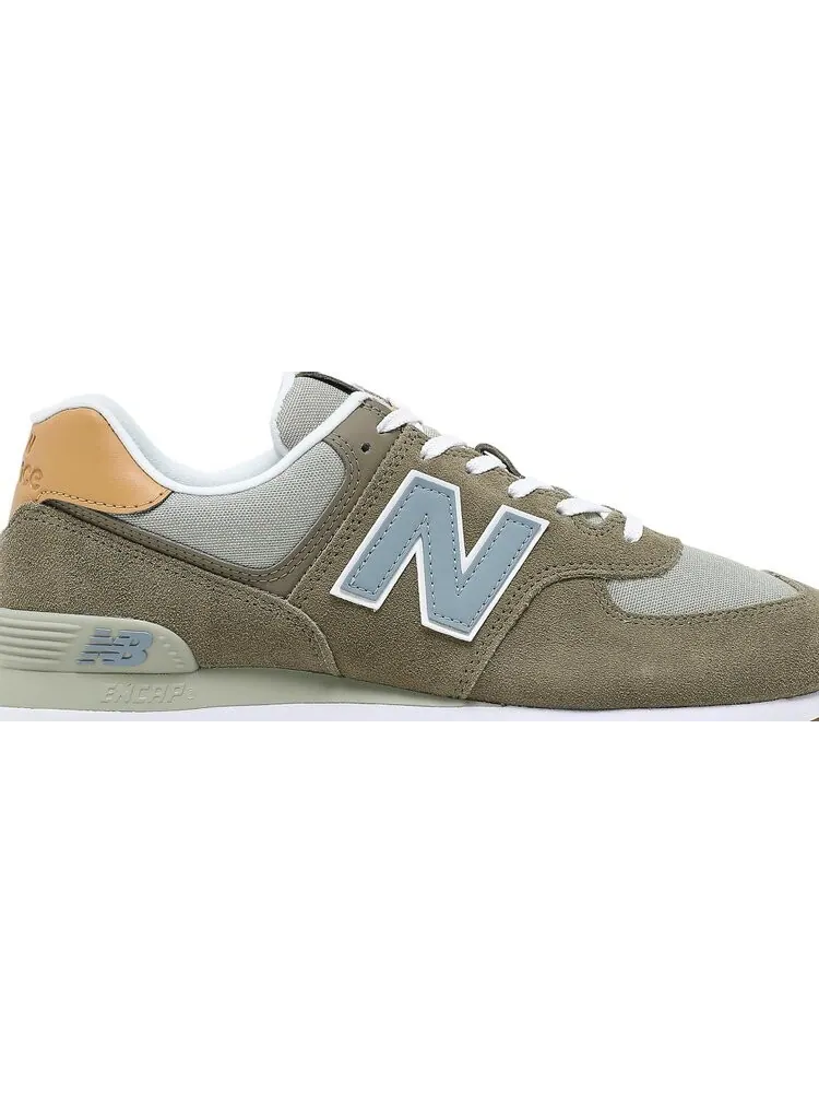 Кроссовки New Balance 574 — изображение 2 из 8, хаки, серый