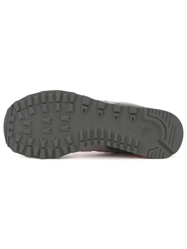 Кроссовки New Balance 574 — изображение 4 из 4, серый/красный