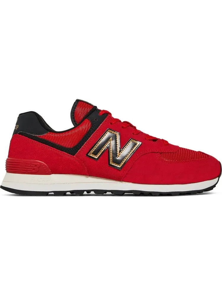 Кроссовки New Balance 574 Chinese New Year — изображение 1 из 8, красный/черный