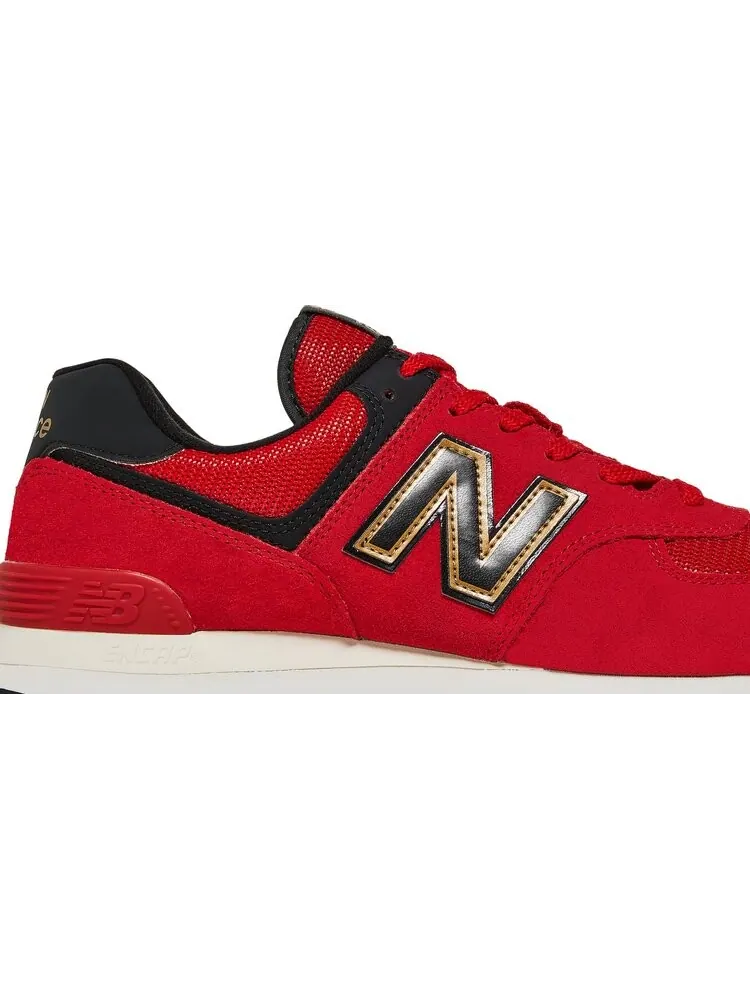 Кроссовки New Balance 574 Chinese New Year — изображение 2 из 8, красный/черный