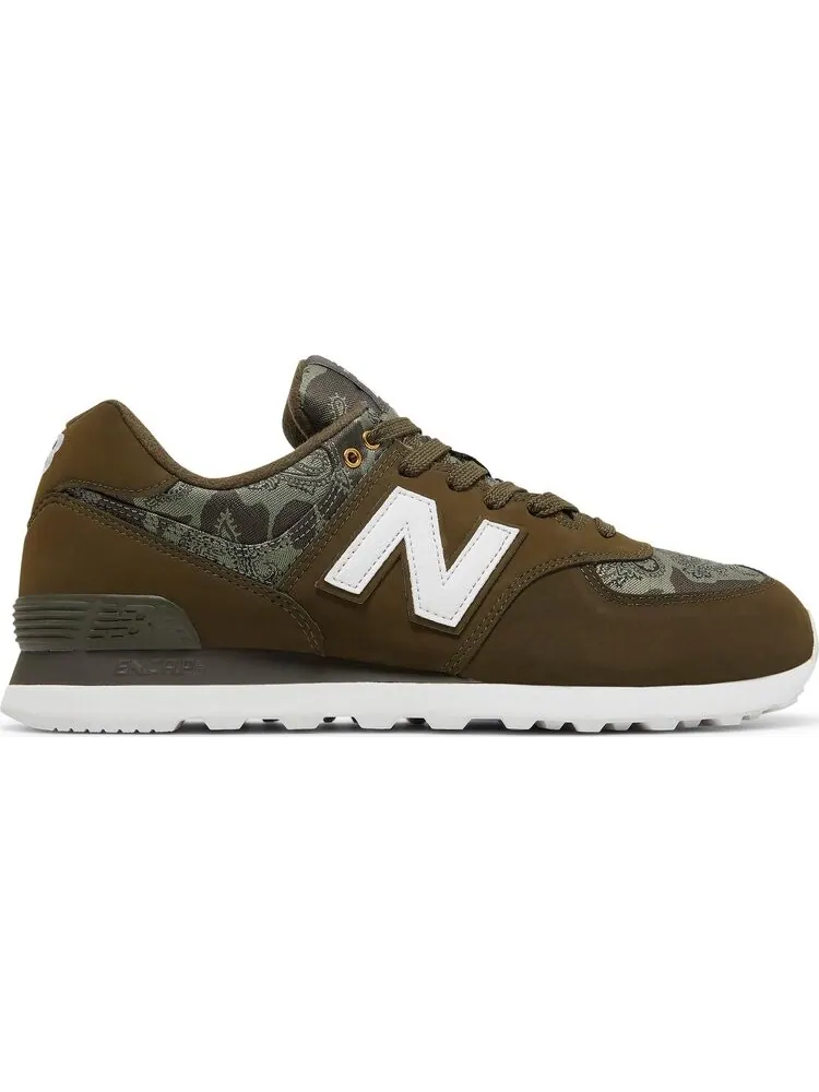 Кроссовки New Balance 574 — изображение 1 из 8, зеленый