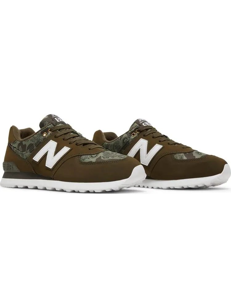 Кроссовки New Balance 574 — изображение 8 из 8, зеленый