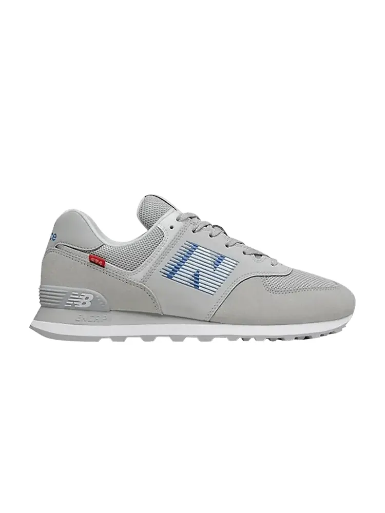 Кроссовки New Balance 574, алюминий — изображение 1 из 1, серый