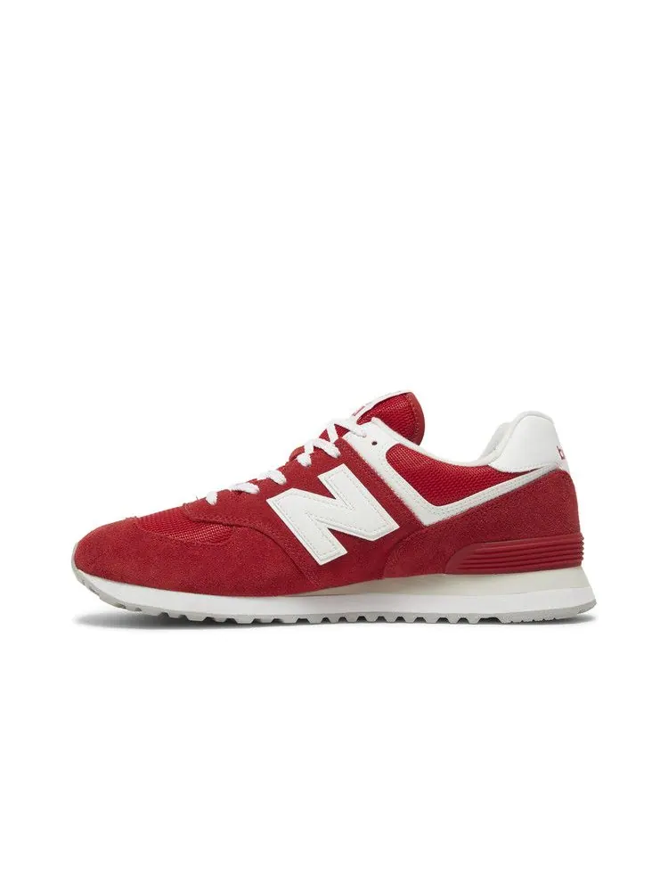Кроссовки New Balance 574 — изображение 3 из 8, красный/белый