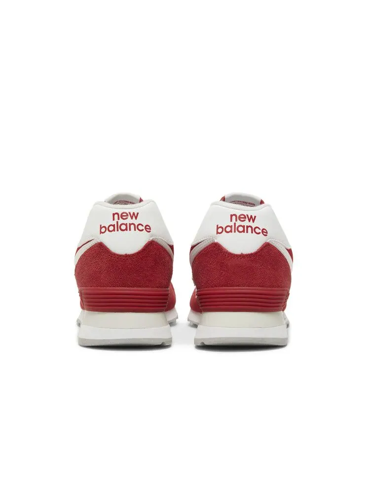 Кроссовки New Balance 574 — изображение 6 из 8, красный/белый
