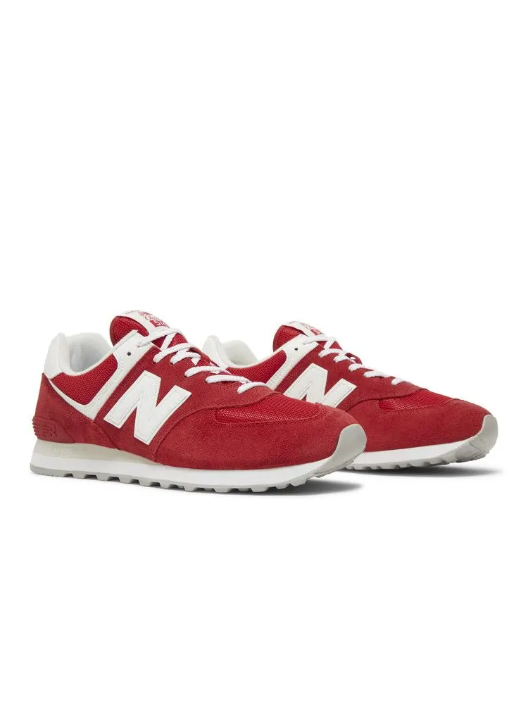 Кроссовки New Balance 574 — изображение 8 из 8, красный/белый