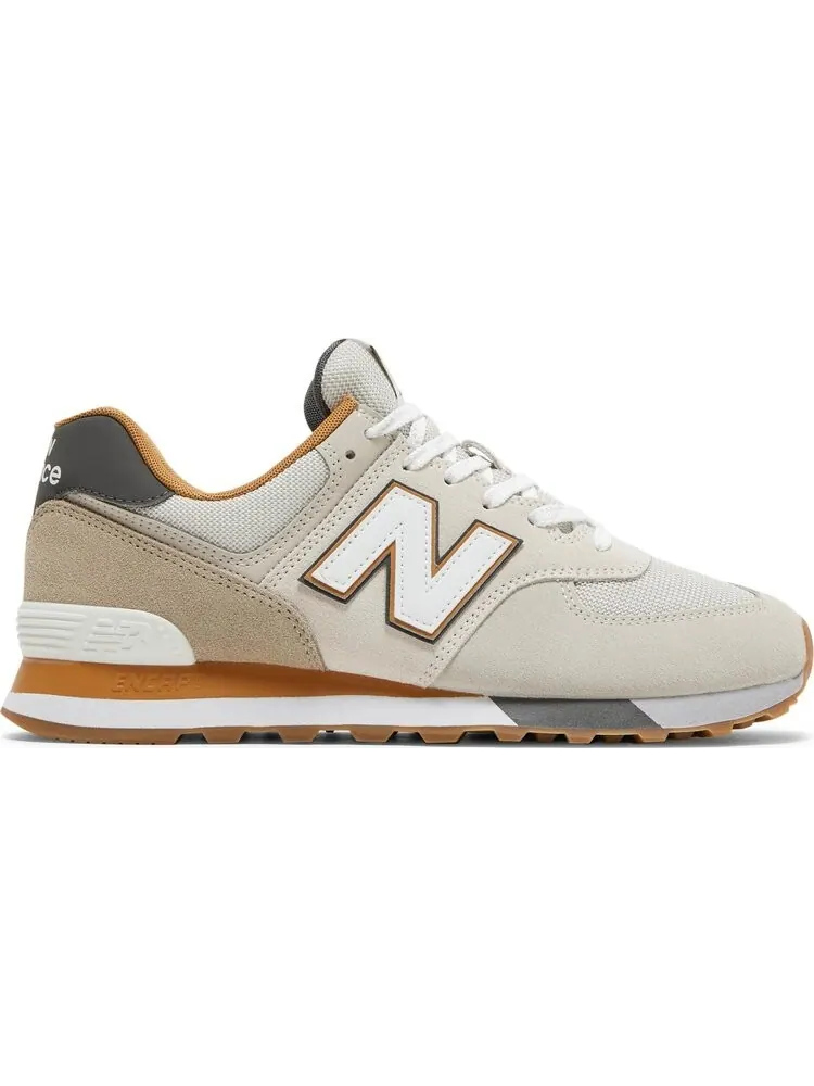 Кроссовки New Balance 574 — изображение 1 из 8, бежевый/серый