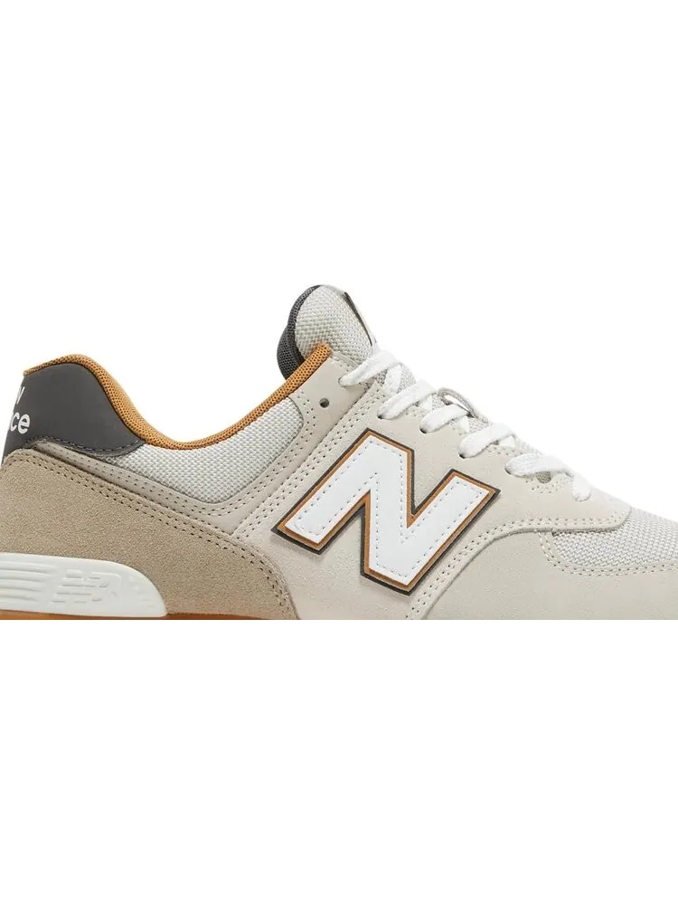 Кроссовки New Balance 574 — изображение 2 из 8, бежевый/серый
