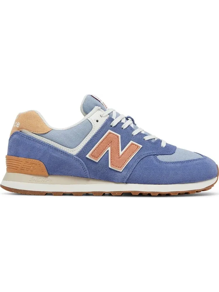 Кроссовки New Balance 574 — изображение 1 из 8, синий/белый/бежевый