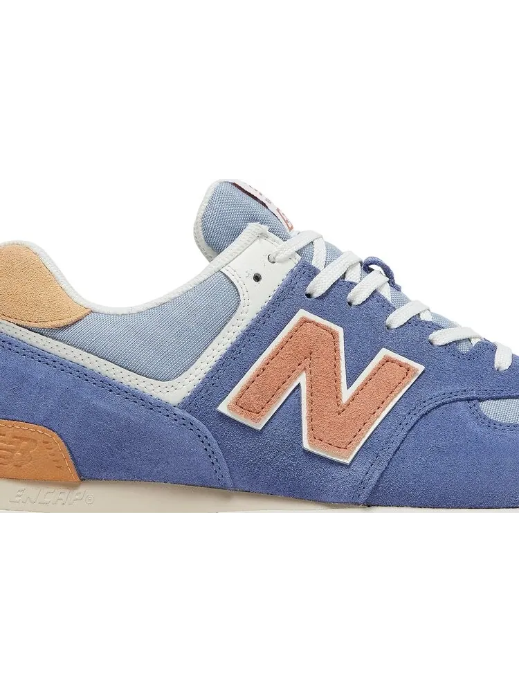 Кроссовки New Balance 574 — изображение 2 из 8, синий/белый/бежевый