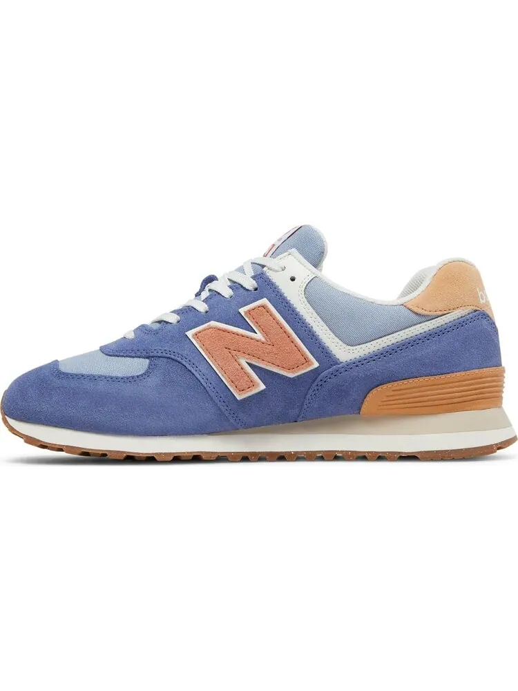 Кроссовки New Balance 574 — изображение 3 из 8, синий/белый/бежевый