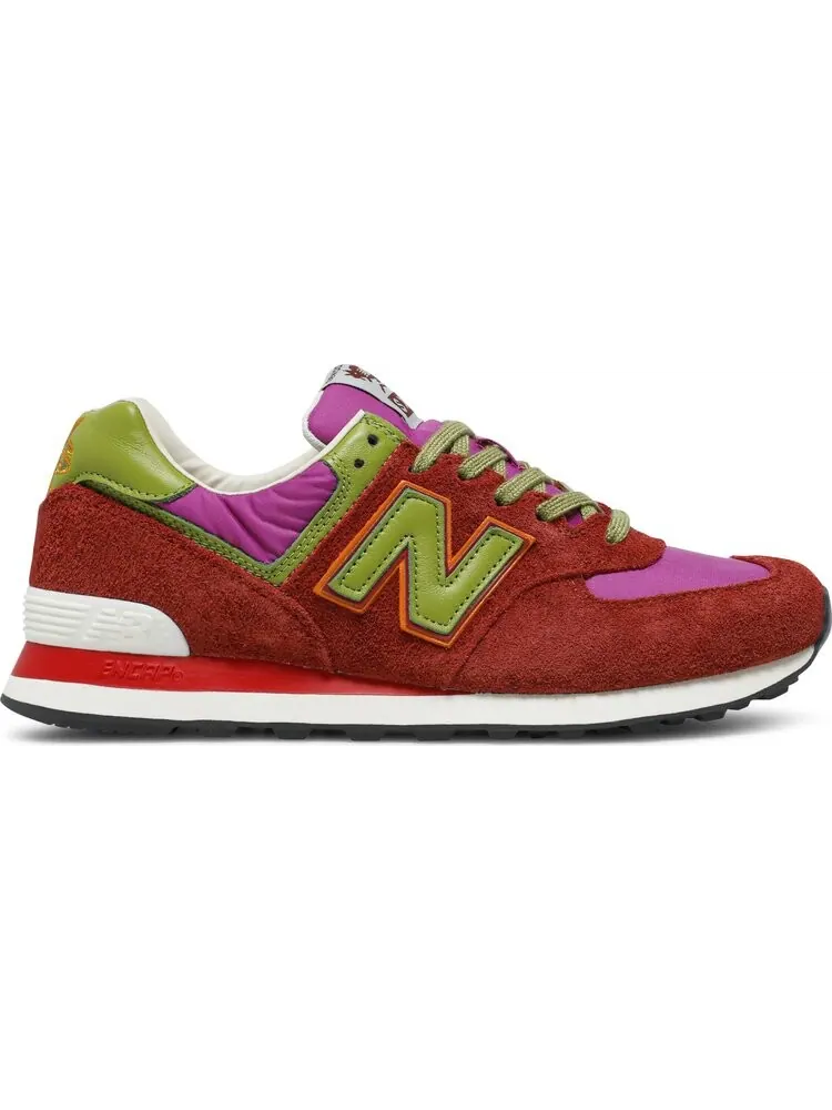Кроссовки New Balance х Stray Rats 574 — изображение 1 из 8, красный