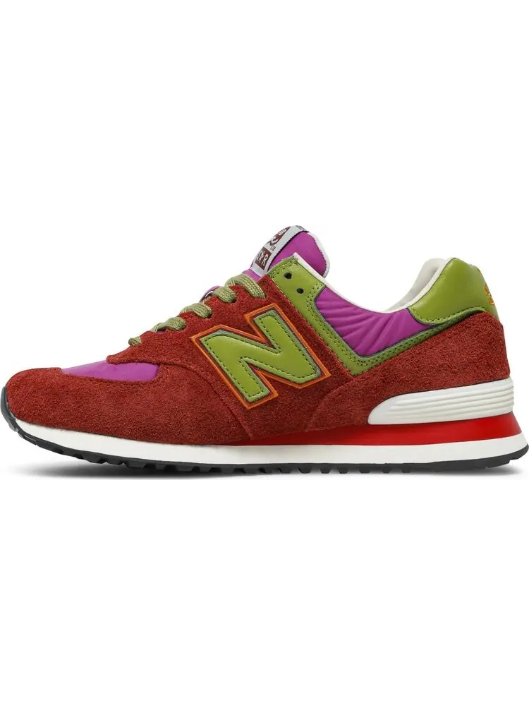 Кроссовки New Balance х Stray Rats 574 — изображение 3 из 8, красный