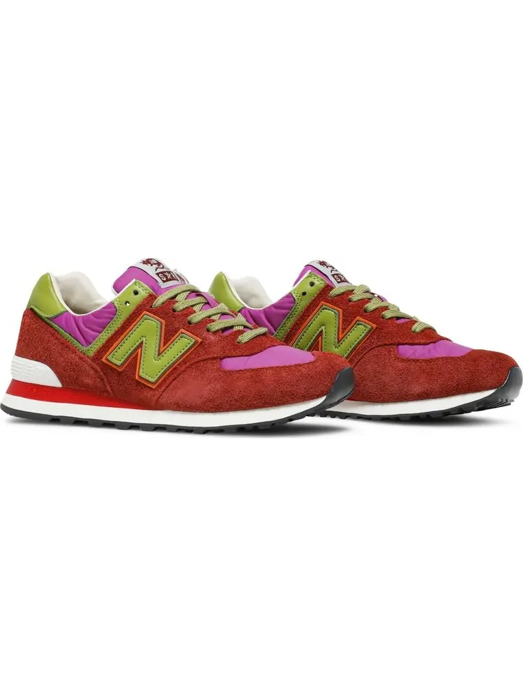 Кроссовки New Balance х Stray Rats 574 — изображение 8 из 8, красный