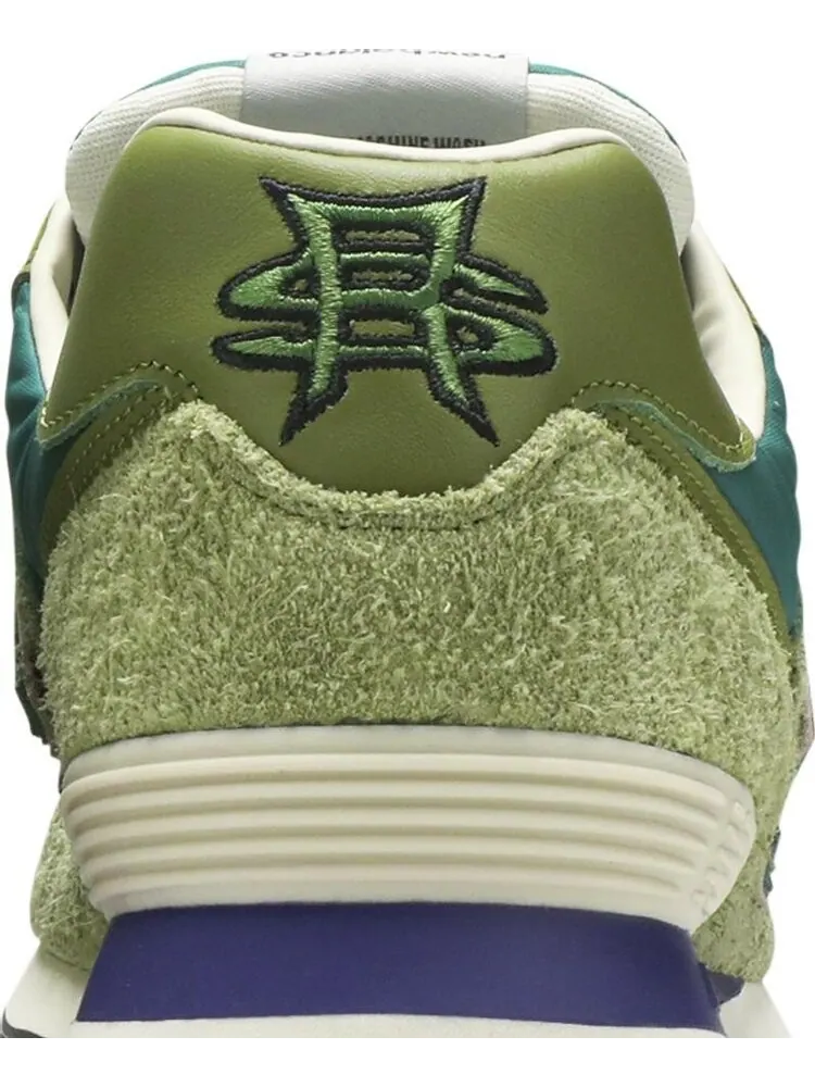 Кроссовки New Balance х Stray Rats 574 — изображение 7 из 8, лайм