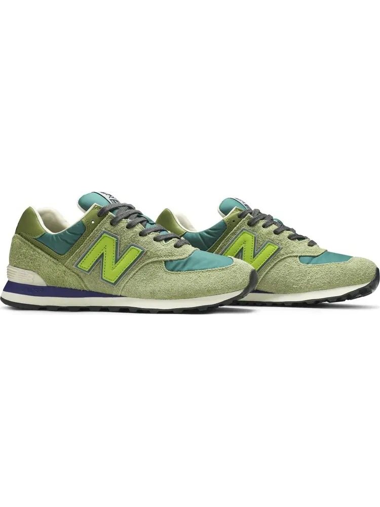 Кроссовки New Balance х Stray Rats 574 — изображение 8 из 8, лайм