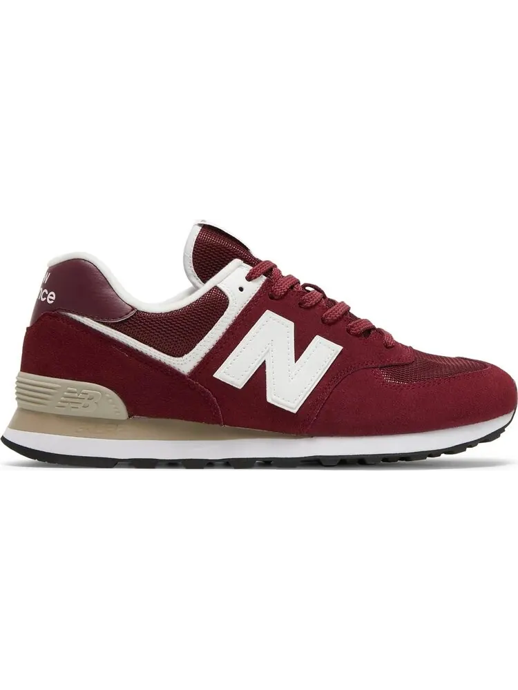 Кроссовки New Balance 574 — изображение 1 из 8, красный/белый