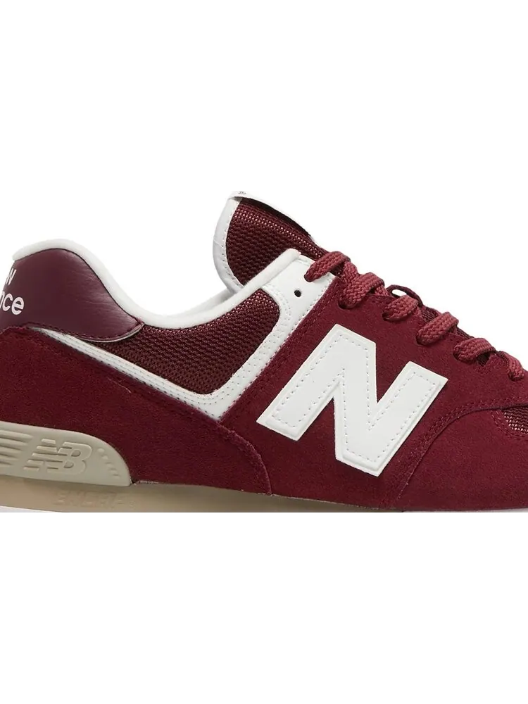Кроссовки New Balance 574 — изображение 2 из 8, красный/белый
