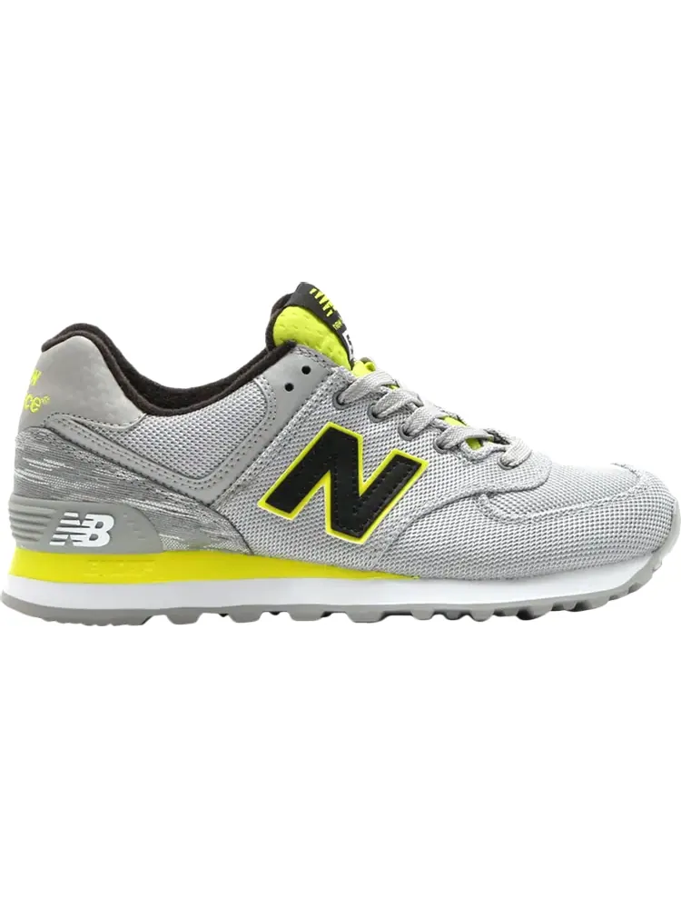 Кроссовки New Balance 574 Summer Waves — изображение 1 из 1, серый/желтый