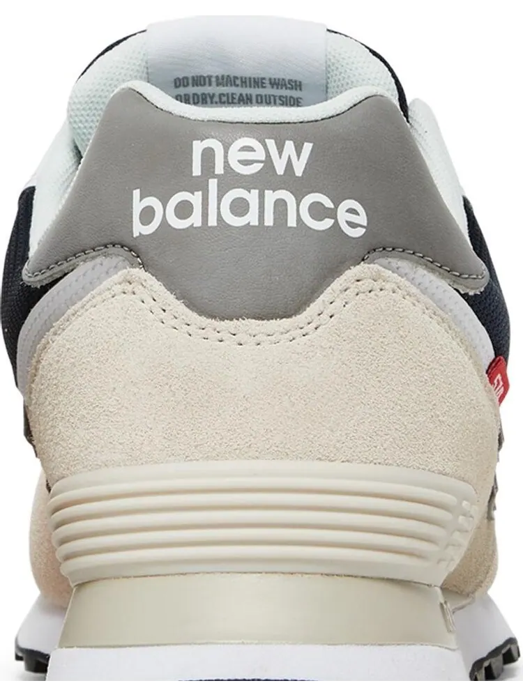 Кроссовки New Balance 574 — изображение 7 из 8, кремовый/красный/синий