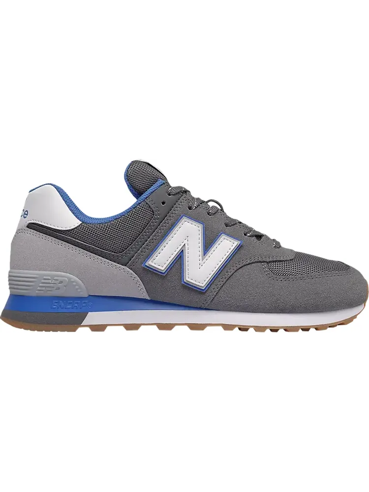 Кроссовки New Balance 574 — изображение 1 из 1, темно-серый/белый