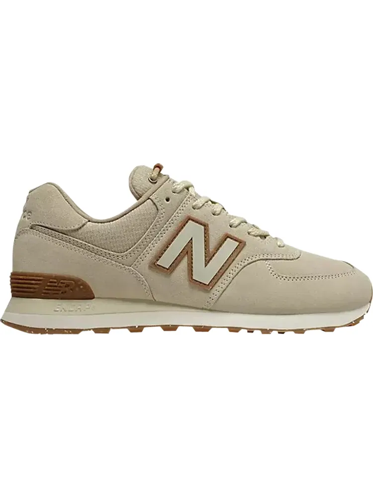 Кроссовки New Balance 574 — изображение 1 из 1, бежевый/коричневый