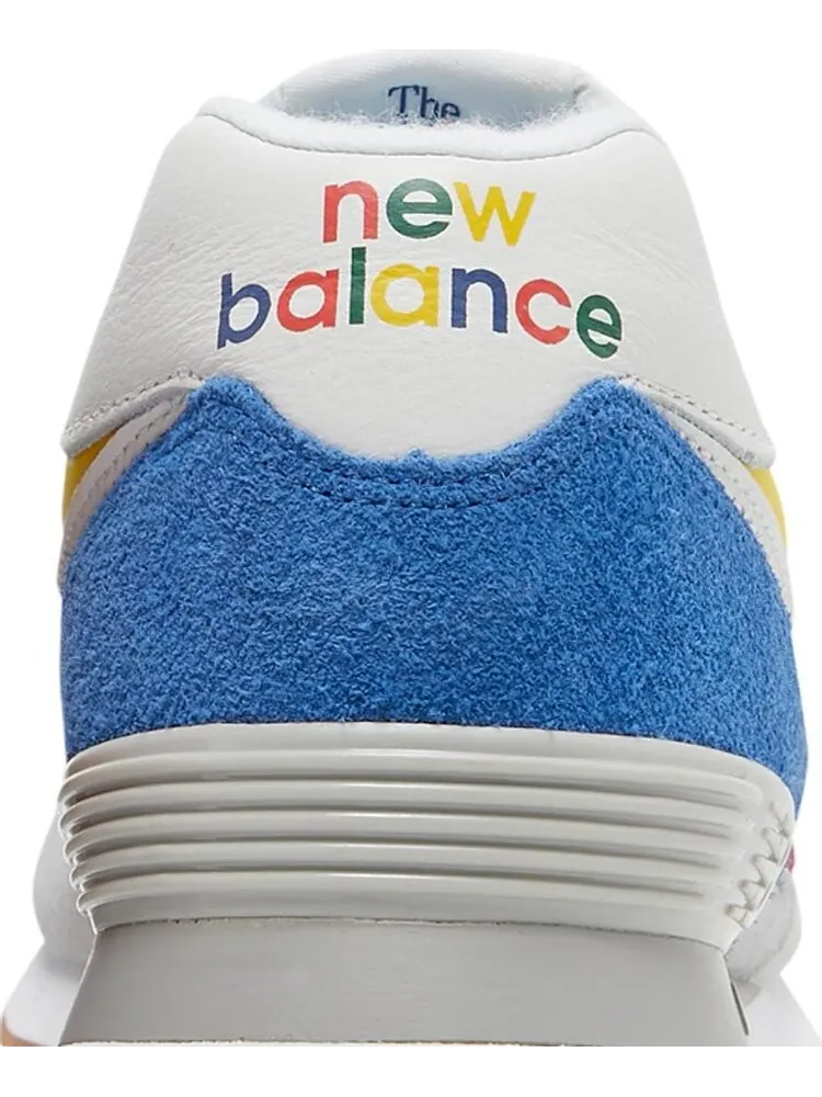 Кроссовки New Balance х STAUD 574 Rain Cloud Team Red — изображение 7 из 8, белый