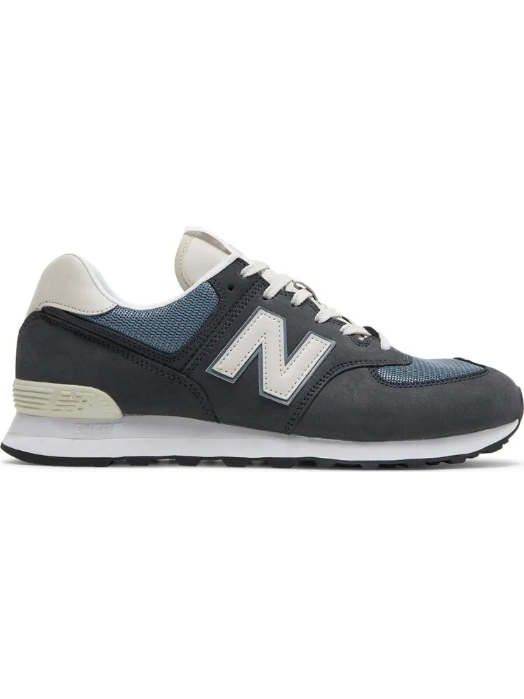 Кроссовки New Balance 574 Premium — изображение 1 из 8, серый/кремовый