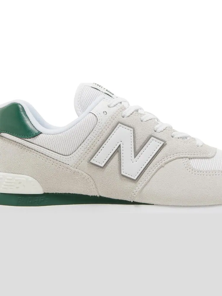Кроссовки New Balance 574 — изображение 2 из 8, кремовый/зеленый