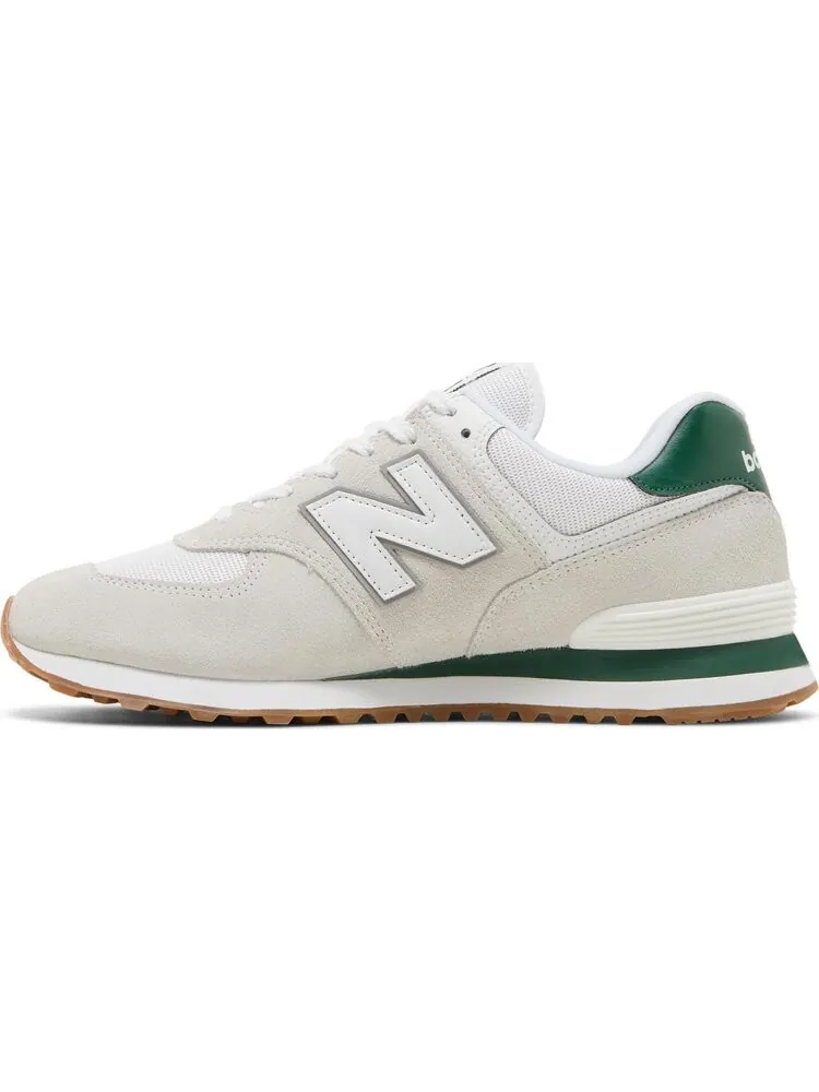 Кроссовки New Balance 574 — изображение 3 из 8, кремовый/зеленый