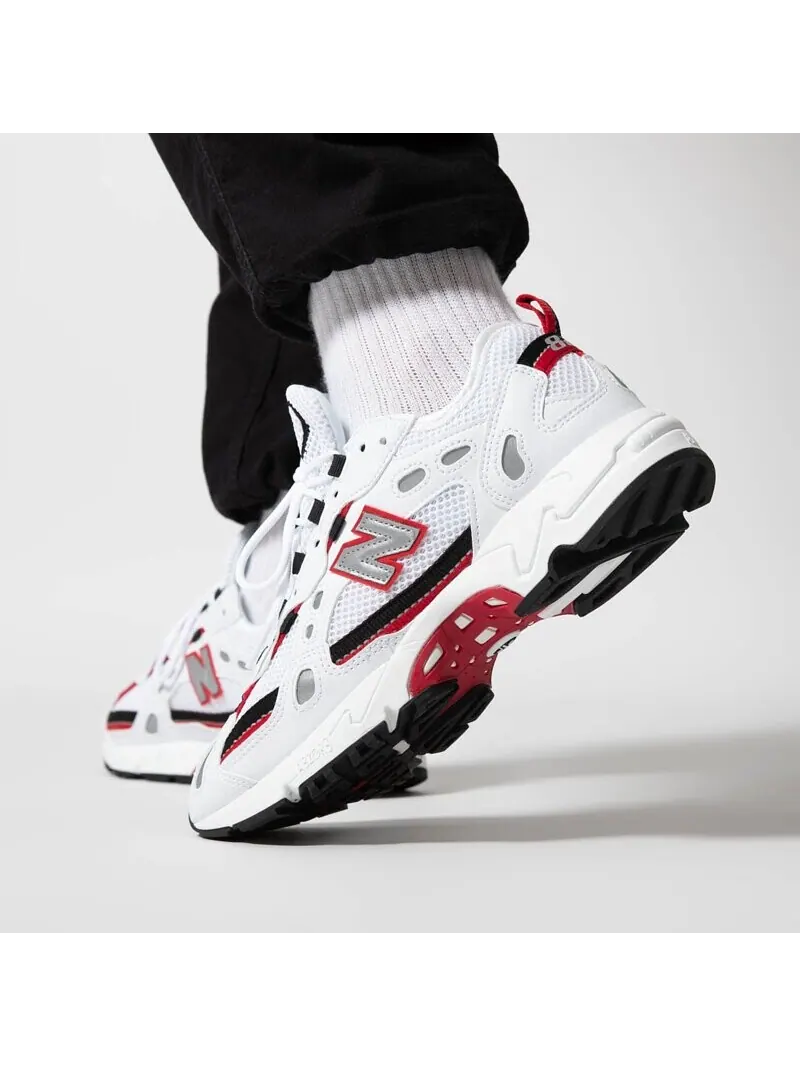 Кроссовки New Balance 827 D Unisex — изображение 2 из 5, белый/красный