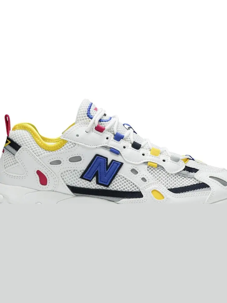 Кроссовки New Balance 827 'White Blue Yellow' — изображение 2 из 7, белый
