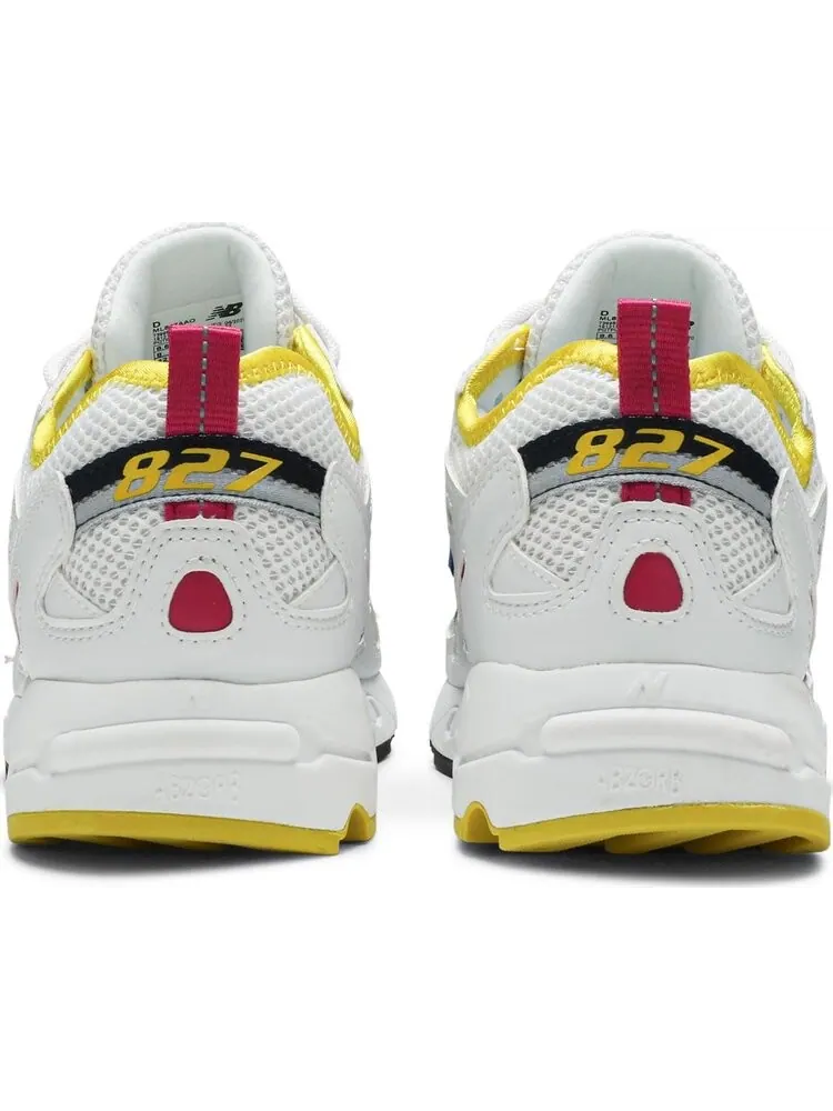 Кроссовки New Balance 827 'White Blue Yellow' — изображение 5 из 7, белый