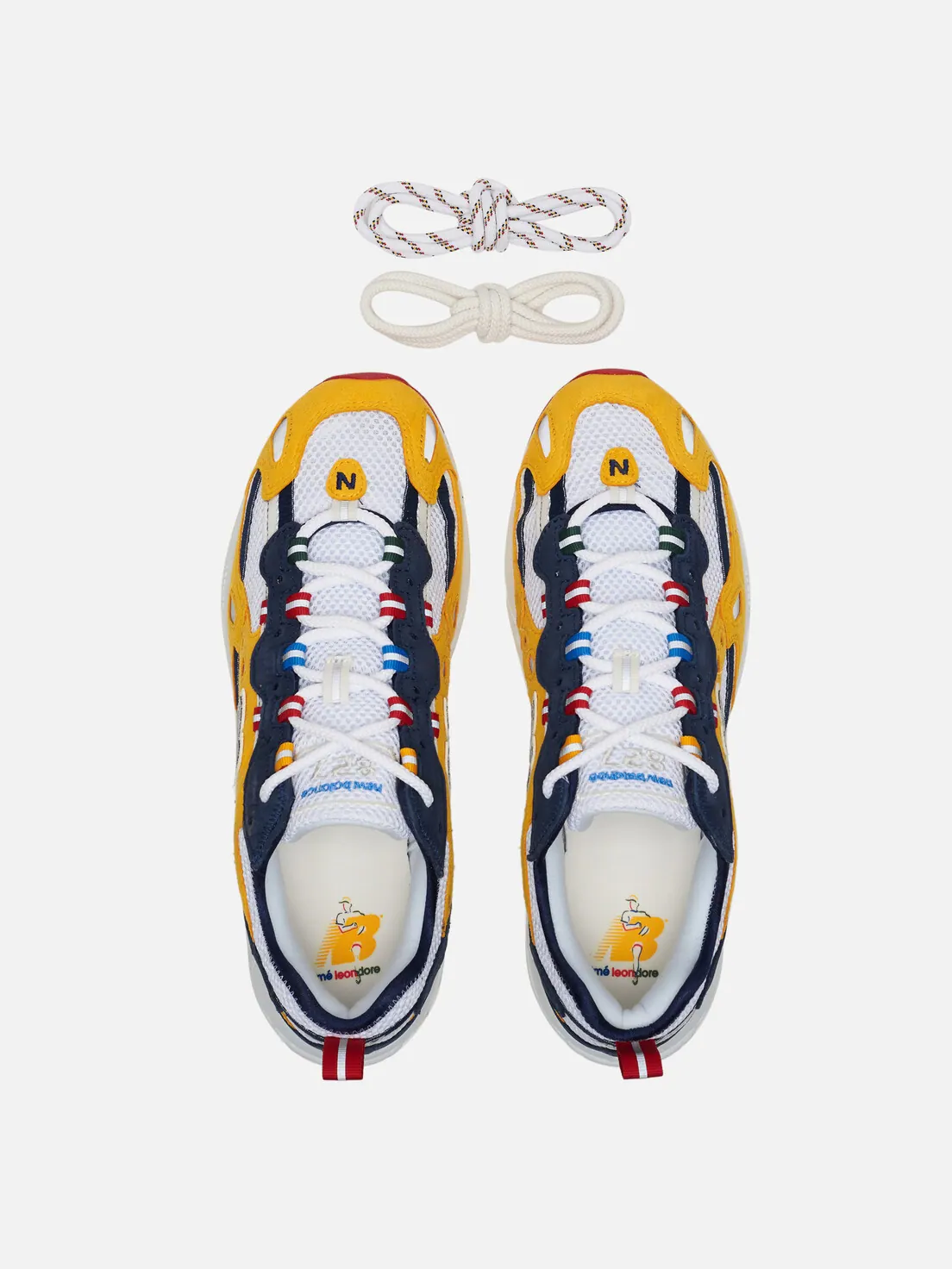 Кроссовки AIME LEON DORE x New Balance 827 — изображение 3 из 6, желтый