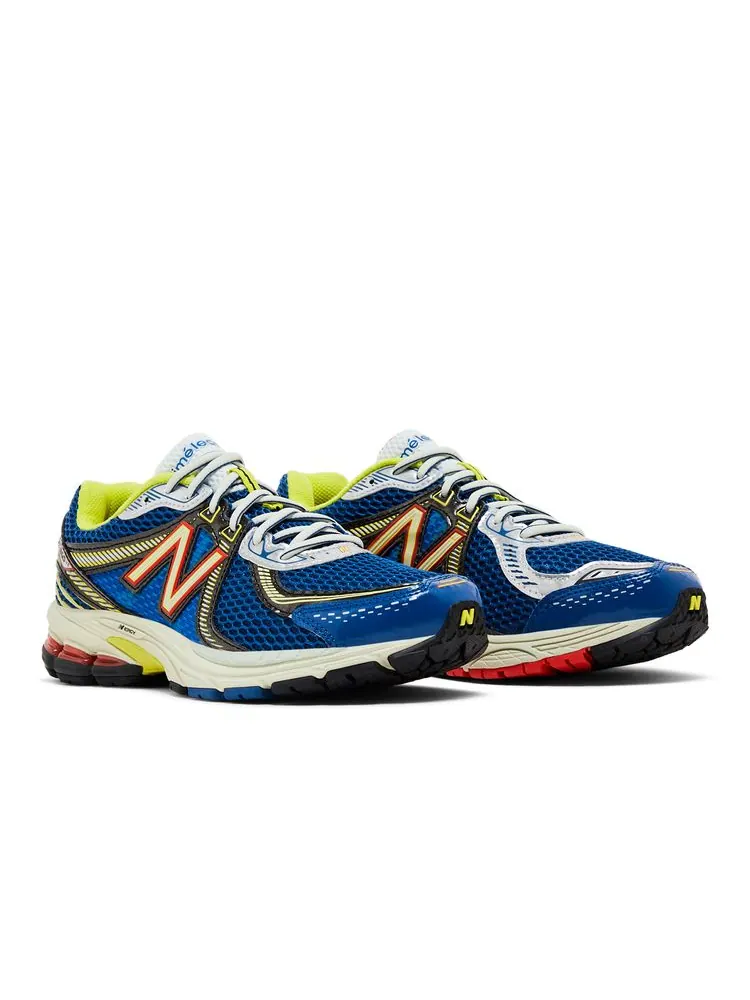 Кроссовки New Balance Aimé Leon Dore x 860v2 'Blue Yellow' — изображение 8 из 8, синий