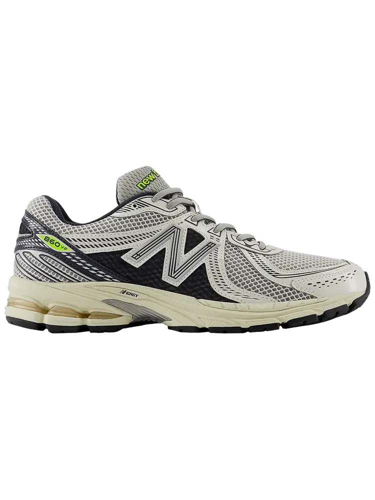 Кроссовки New Balance 860v2 'White Black Neon' — изображение 1 из 1, белый