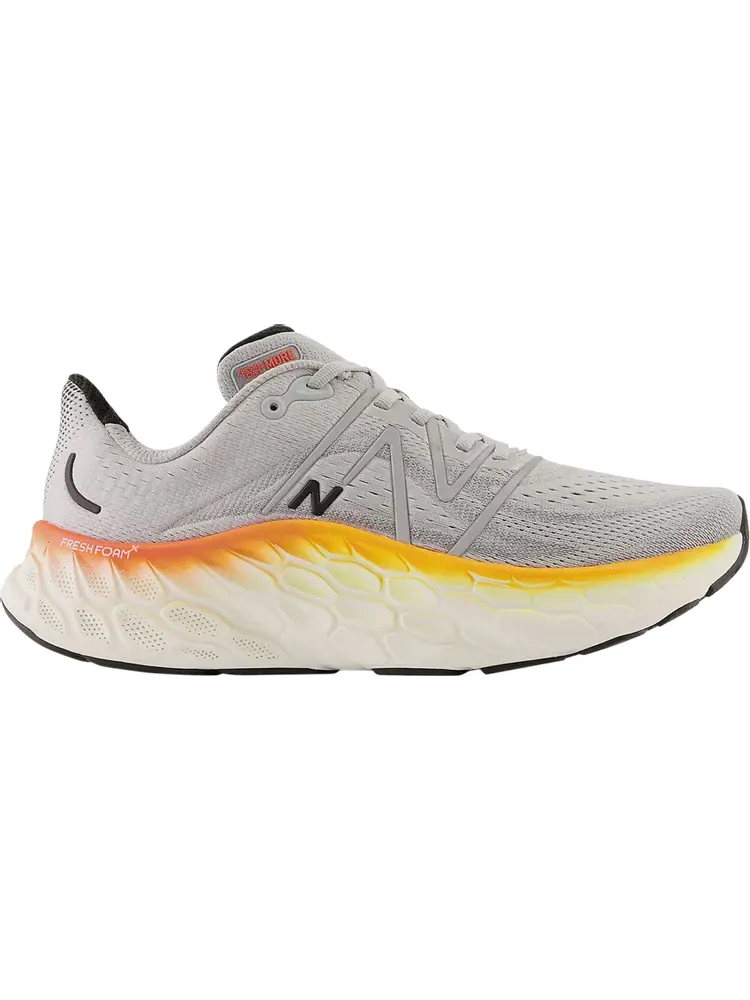 Кроссовки Fresh Foam X More v4 'Aluminum Grey Hot Marigold' — изображение 1 из 1, серый
