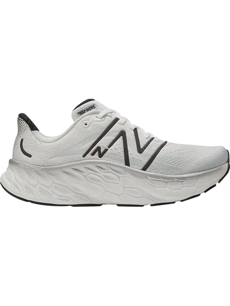 Кроссовки Fresh Foam X More v4 'White Black' — изображение 1 из 1, белый
