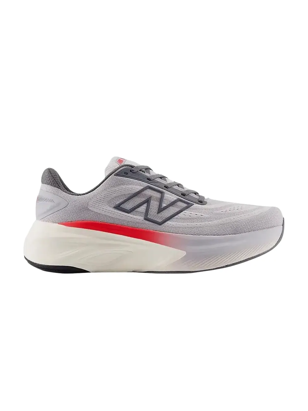 Кроссовки New Balance Fresh Foam X More V6 2E Wide — изображение 1 из 1, серый/красный