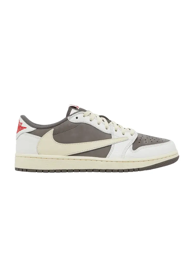 Кроссовки Air Jordan Travis Scott x Air Jordan 1 Retro Low OG 'Reverse Mocha' Sample — изображение 1 из 9, красный