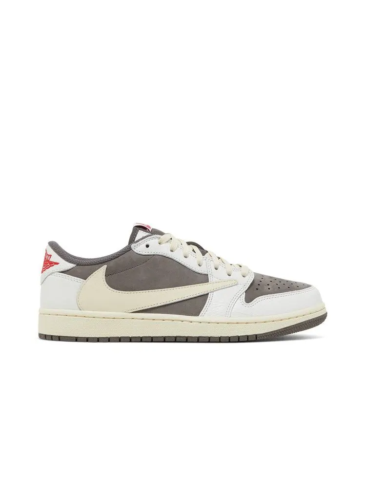 Кроссовки Air Jordan Travis Scott x Air Jordan 1 Retro Low OG 'Reverse Mocha' Sample — изображение 2 из 9, красный
