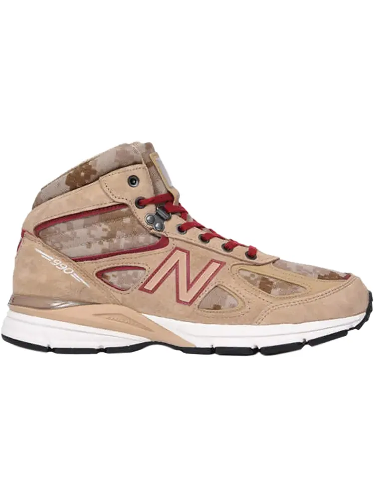 Кроссовки New Balance 990v4 Made in USA Mid 'Tan Camo' — изображение 1 из 1, коричневый