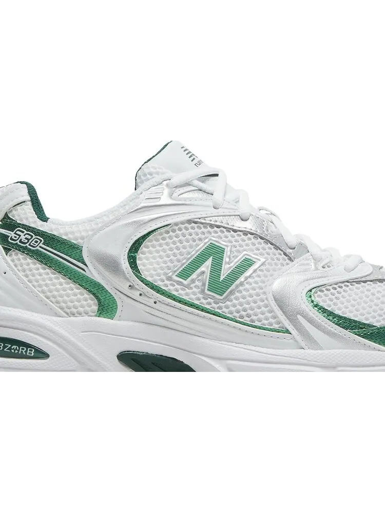 Кроссовки New Balance 530 'White Nightwatch Green' — изображение 2 из 8, белый