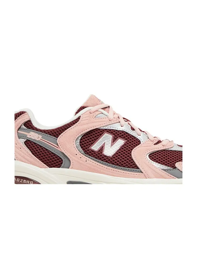 Кроссовки New Balance 530 Pink Moon Washed Burgundy — изображение 2 из 6, розовый бордовый