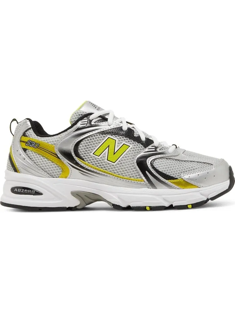 Кроссовки New Balance 530 Retro 'Silver Yellow' — изображение 1 из 8, серебряный