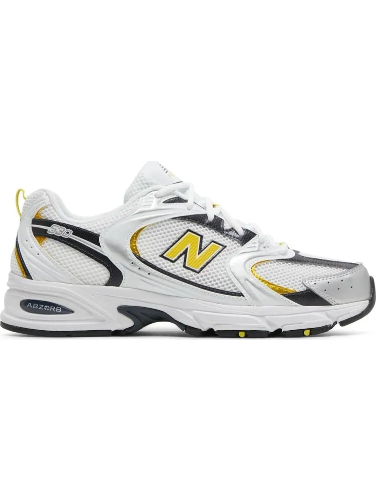 Кроссовки New Balance 530 'Munsell White Citra Yellow' — изображение 1 из 8, белый